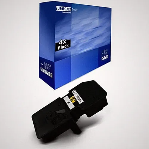 4x Europcart Cartridge Black XXL for Kyocera Ecosys P-5021-cdw M-5521-cdw
