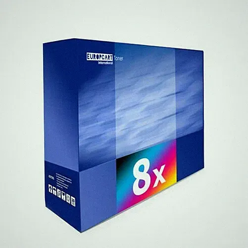 8x Europcart Cartridge Replaces Kyocera TK-8325C TK-8325K TK-27313ft TK-832