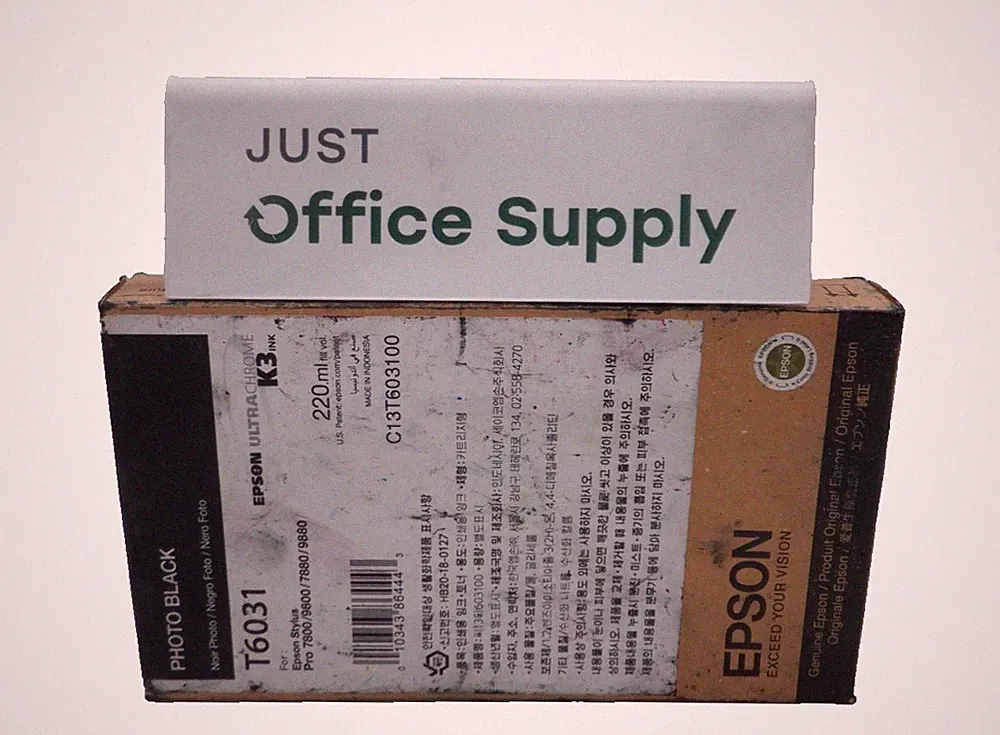 Genuine Epson T6031 Photo Black 220ml Ink Cartridge Free Shipping