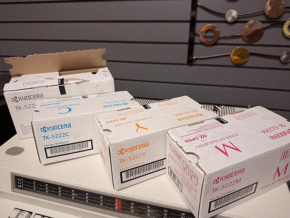 Kyocera Laser Printer Ink cartridges (Black, Magenta, Yellow, Cyan)