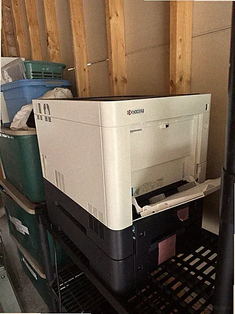 Kyocera Printer Bundle With Extra Paper Drawer And 3 Extra Color Cartridges