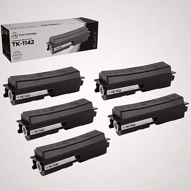 LD Comp Kyocera-Mita TK-1142 5pk Black FS-1035 FS-1135 M2035dn Printers