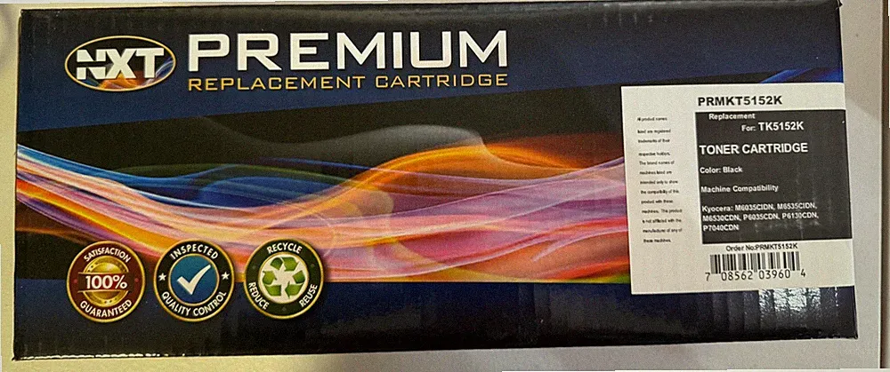 TK-5152K Black Toner Cartridge • UNUSED / NEVER INSTALLED 1 Pack