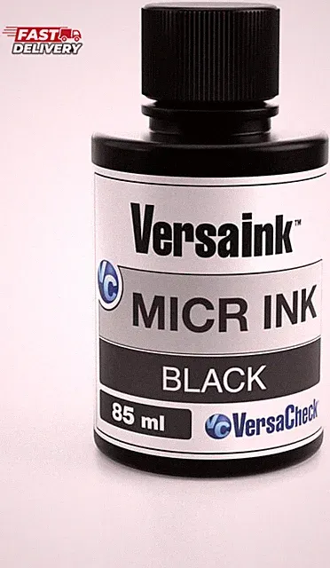 Versaink-Nano Black MICR Ink -85Ml – Magnetic Ink for Check Printers and All-In